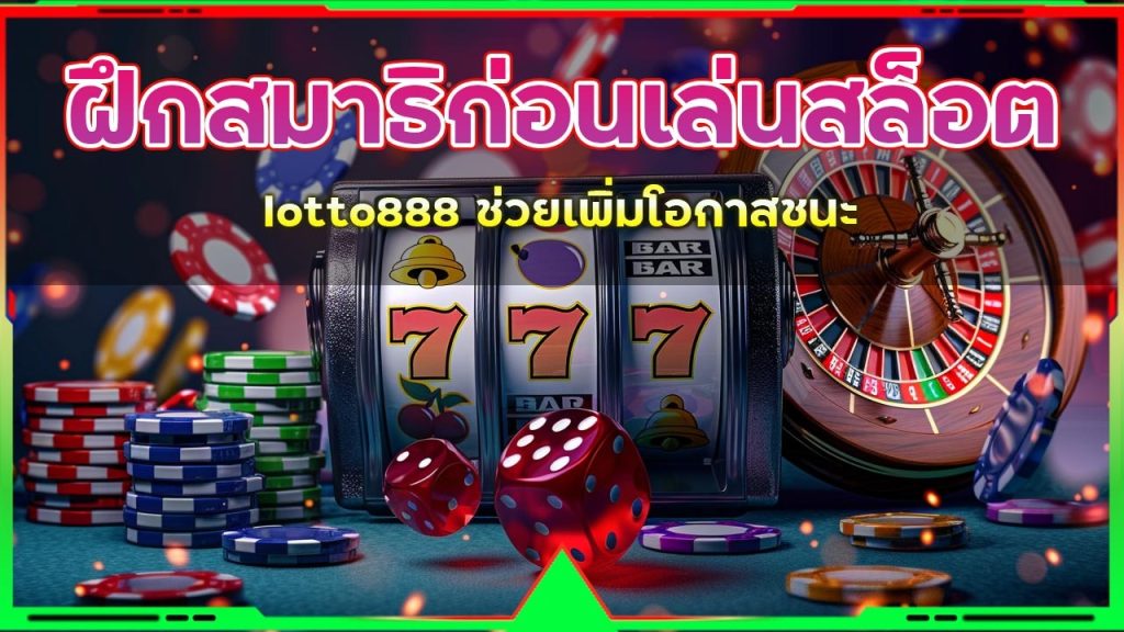 ฝึกสมาธิก่อนเล่นสล็อต lotto888